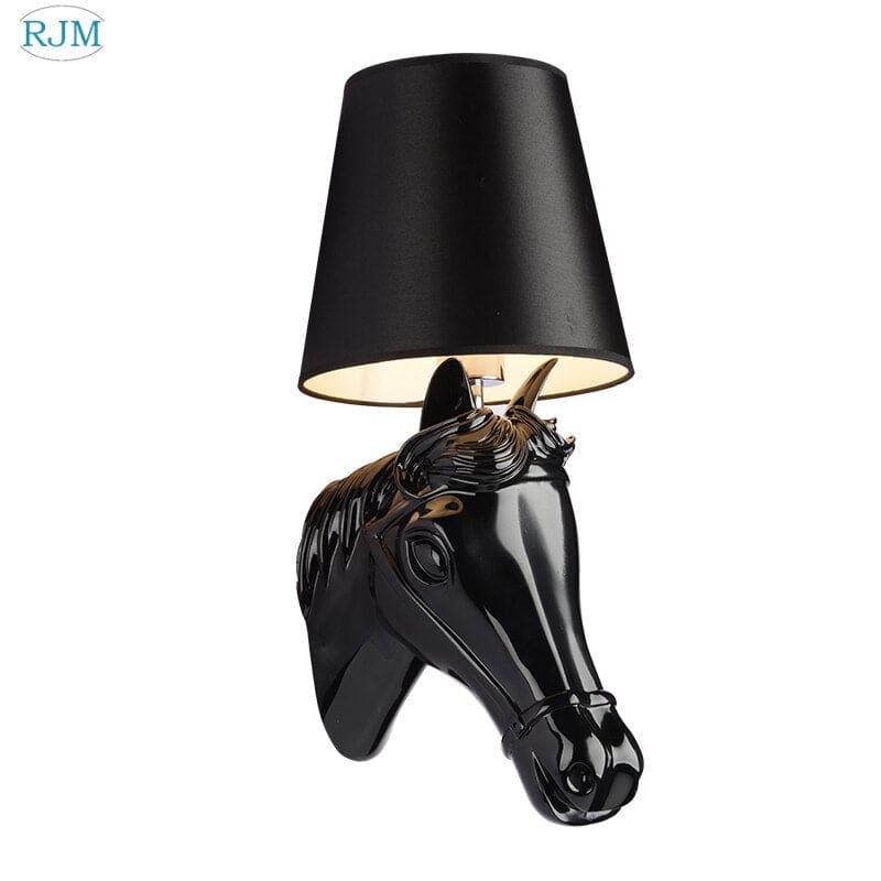 Horse with lampshade on head - Dream Horse