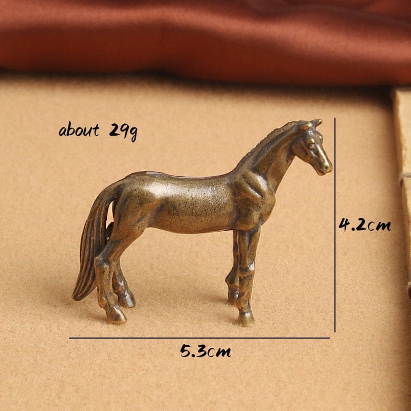 Horses sculpture in brass - Dream Horse