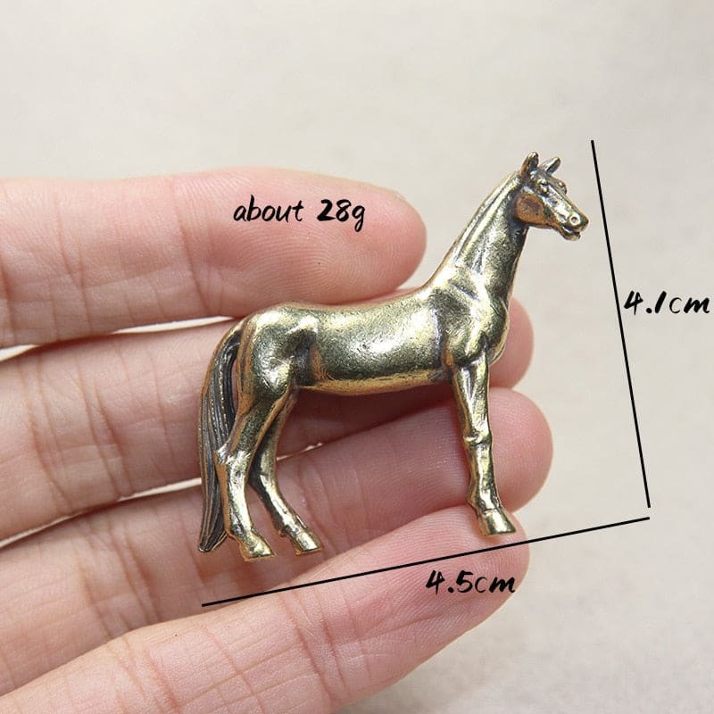 Horses sculpture in brass - Dream Horse