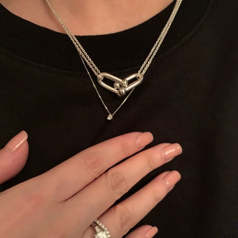 Horseshoe necklace gold (woman) - Dream Horse