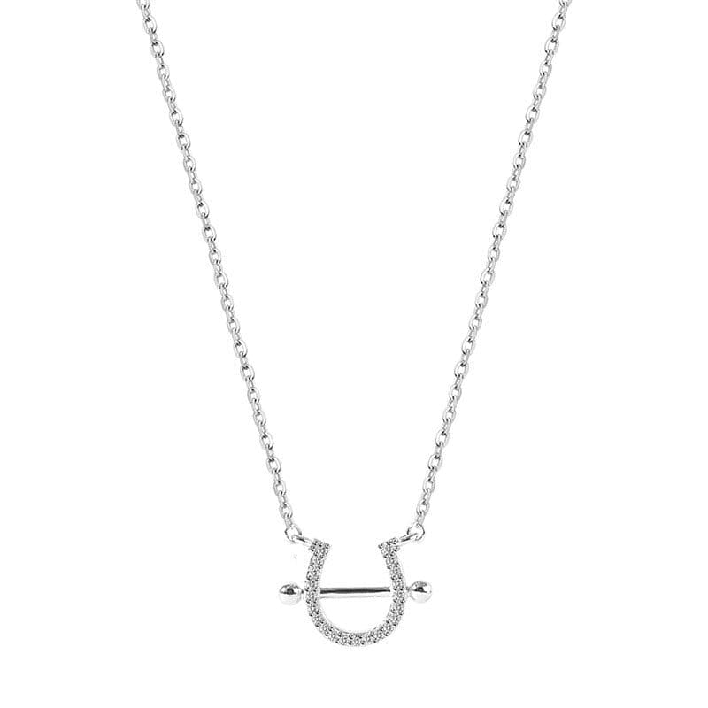 Horseshoe necklace in U shape - Dream Horse