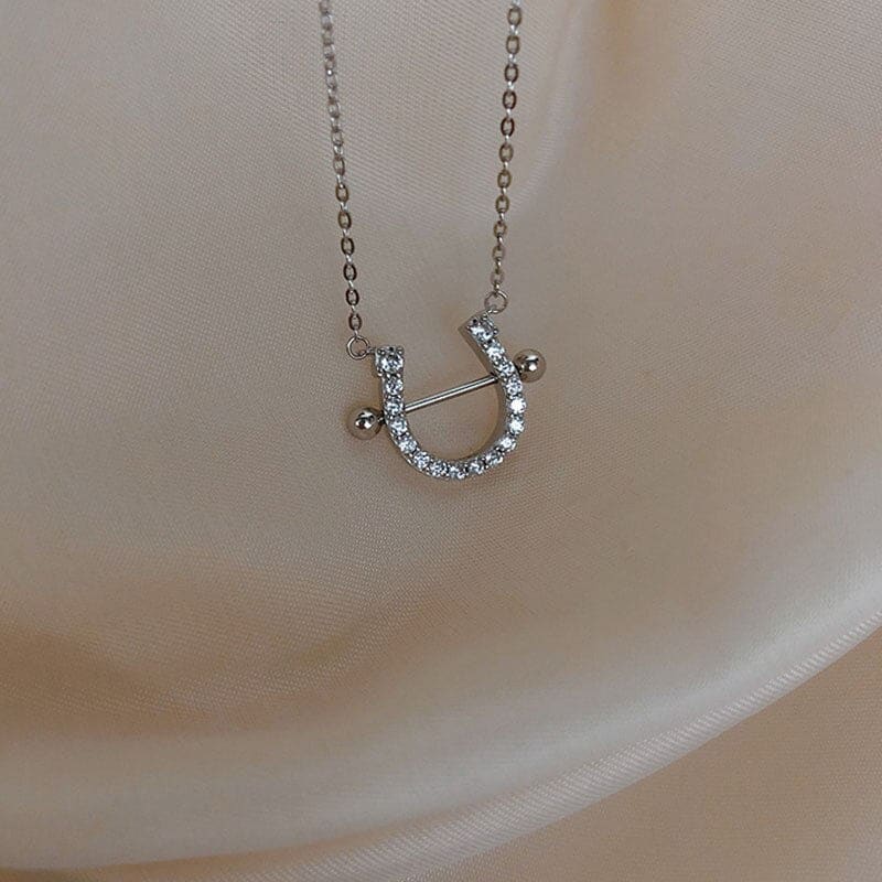 Horseshoe necklace in U shape - Dream Horse