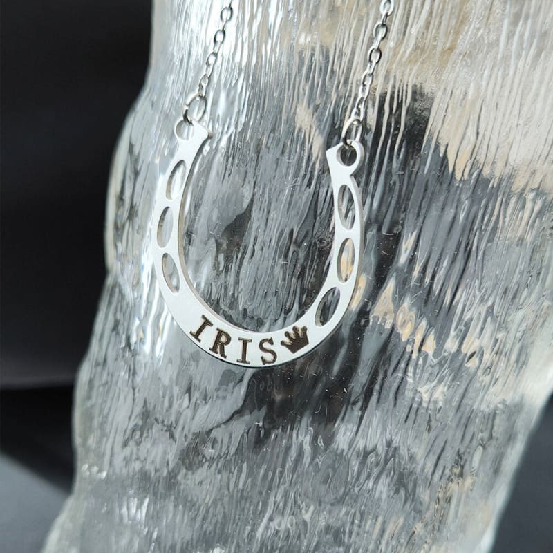 Horseshoe necklaces silver - Dream Horse