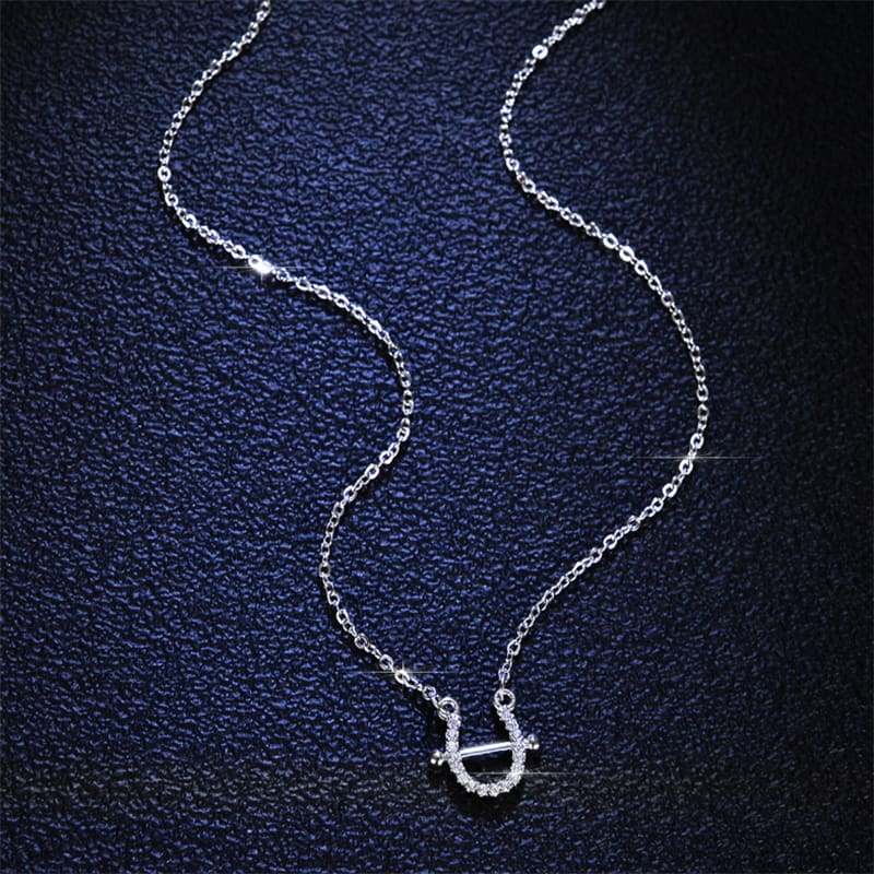 Horseshoe with horse necklace - Dream Horse