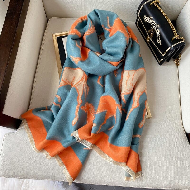 Italian horse race scarf - Dream Horse