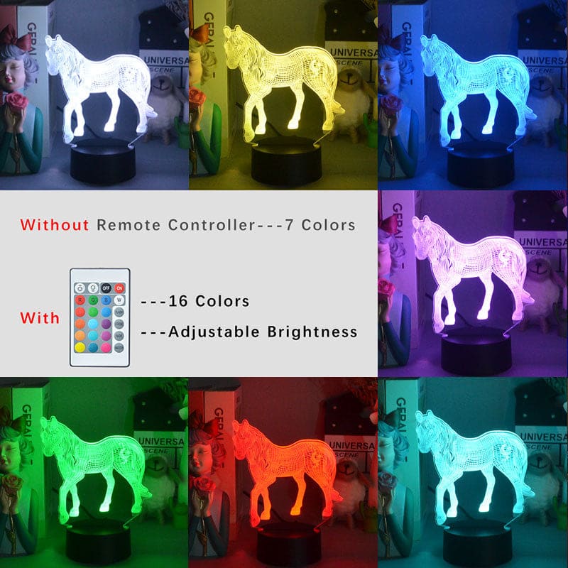 LED horse night light - Dream Horse