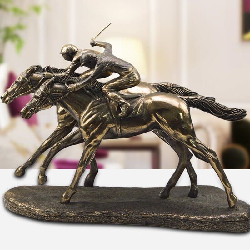 Man riding horse statue - Dream Horse