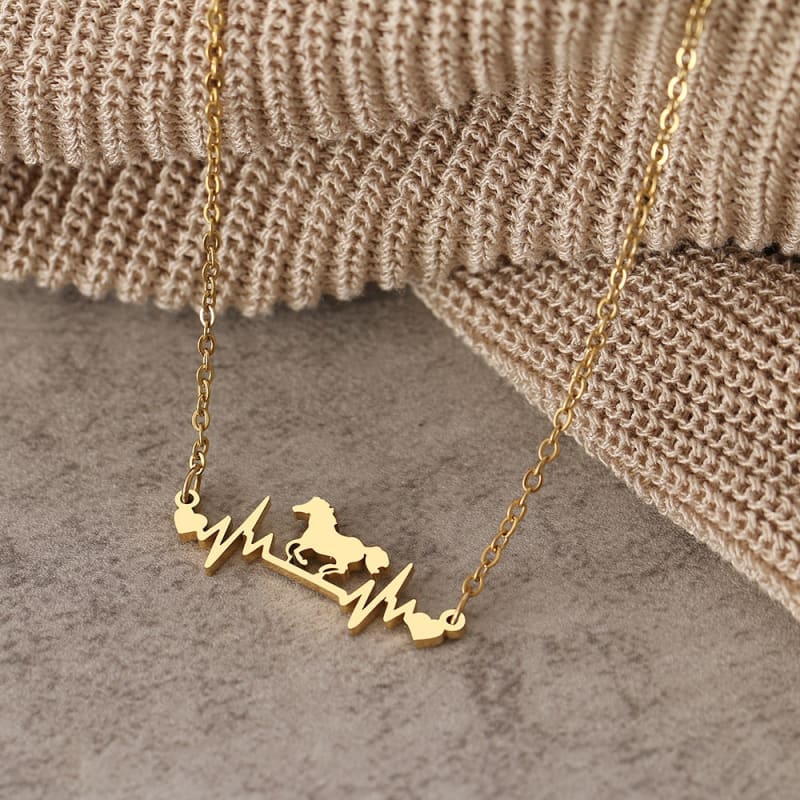 Necklace with horse pendants (Women) - Dream Horse