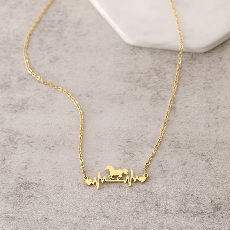 Necklace with horse pendants (Women) - Dream Horse