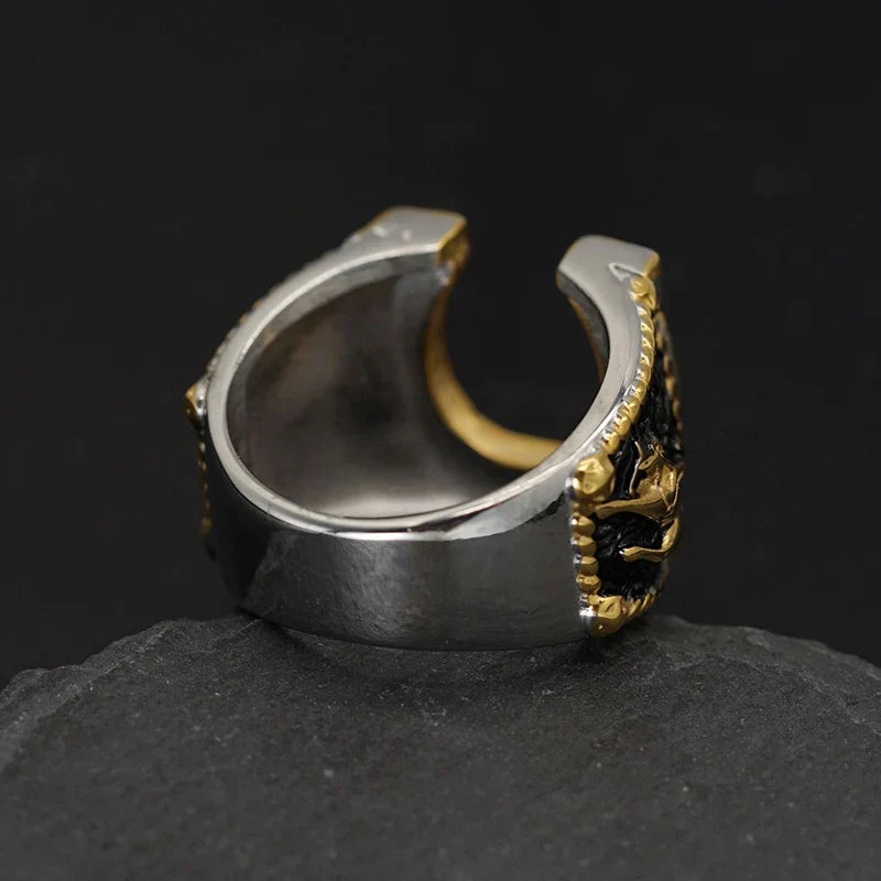 Original black horse shoe ring Dream Horse