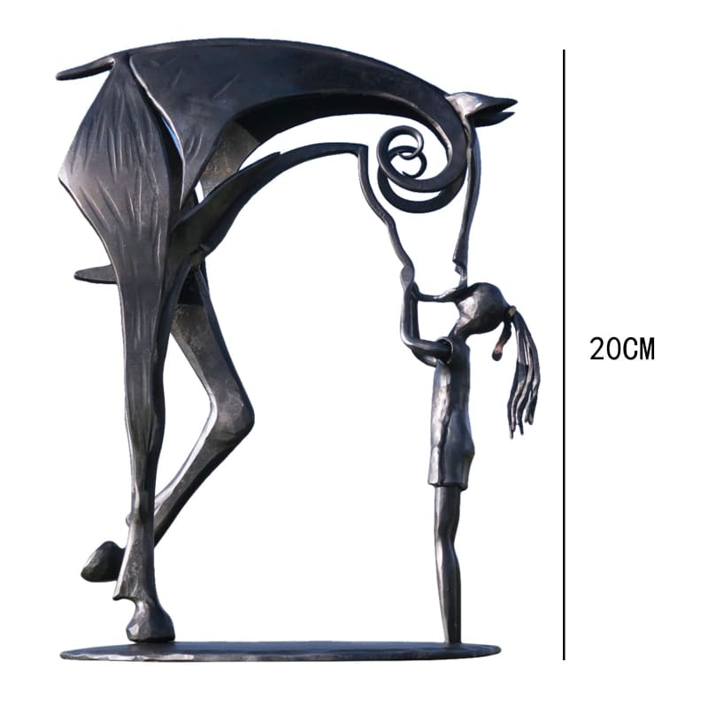 Outdoor metal horse sculpture - Dream Horse
