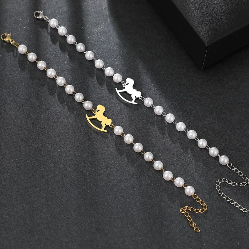 Pearl horse bracelet - Dream Horse