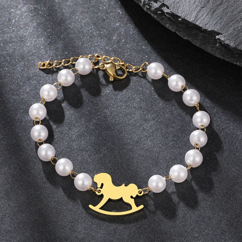 Pearl horse bracelet - Dream Horse