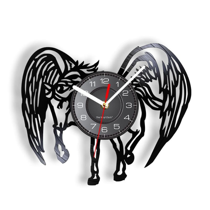 Pegasus Wall Clock Vintage - Dream Horse