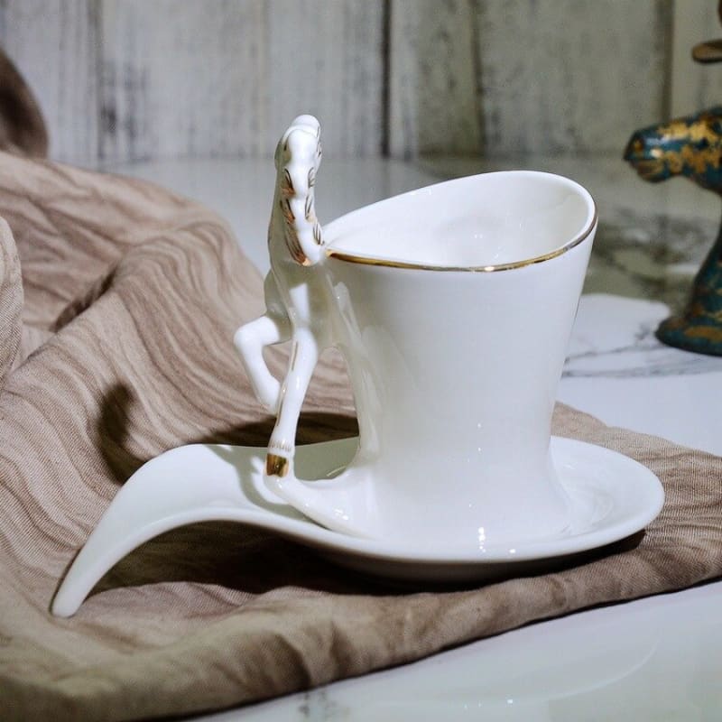 Personalized horse coffee mugs - Dream Horse