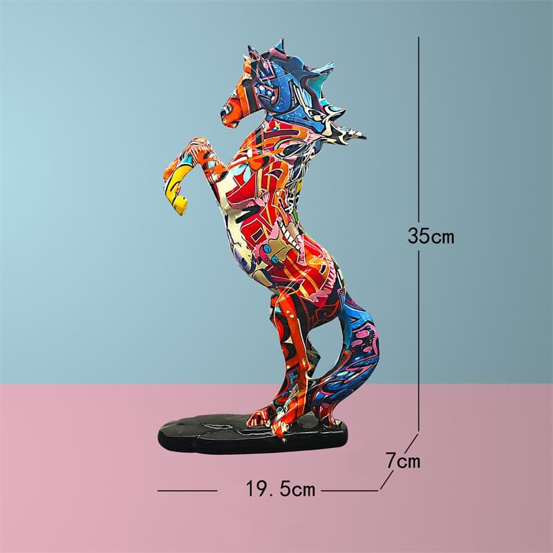 Red horse statue - Dream Horse