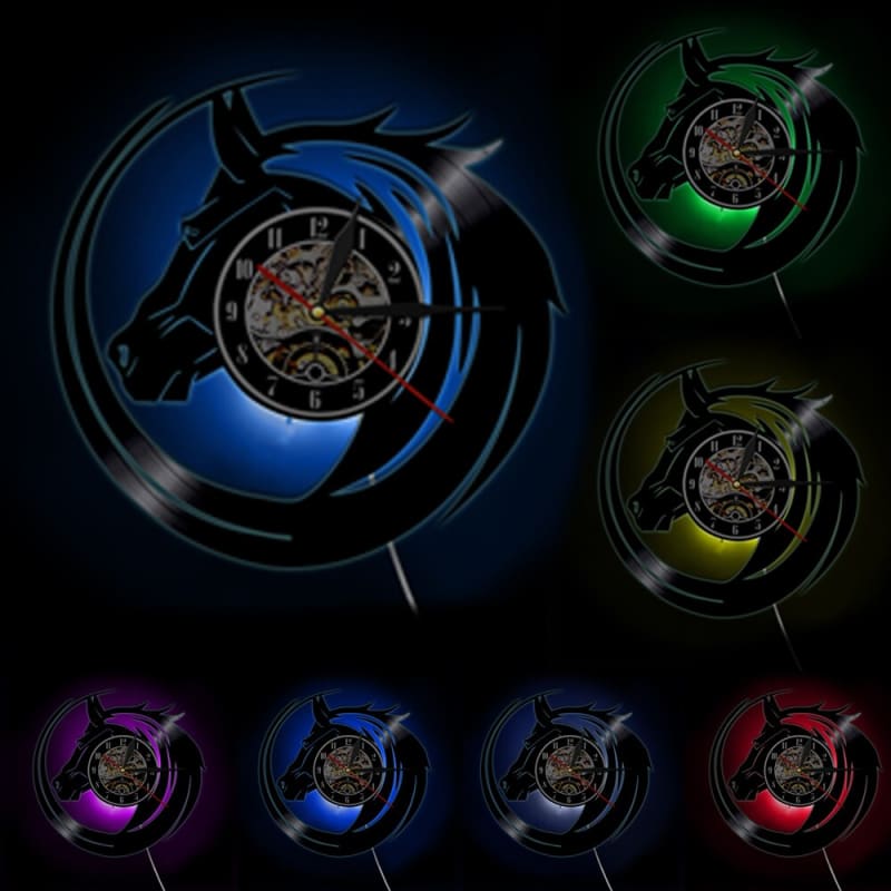 Retro horse wall clock - Dream Horse