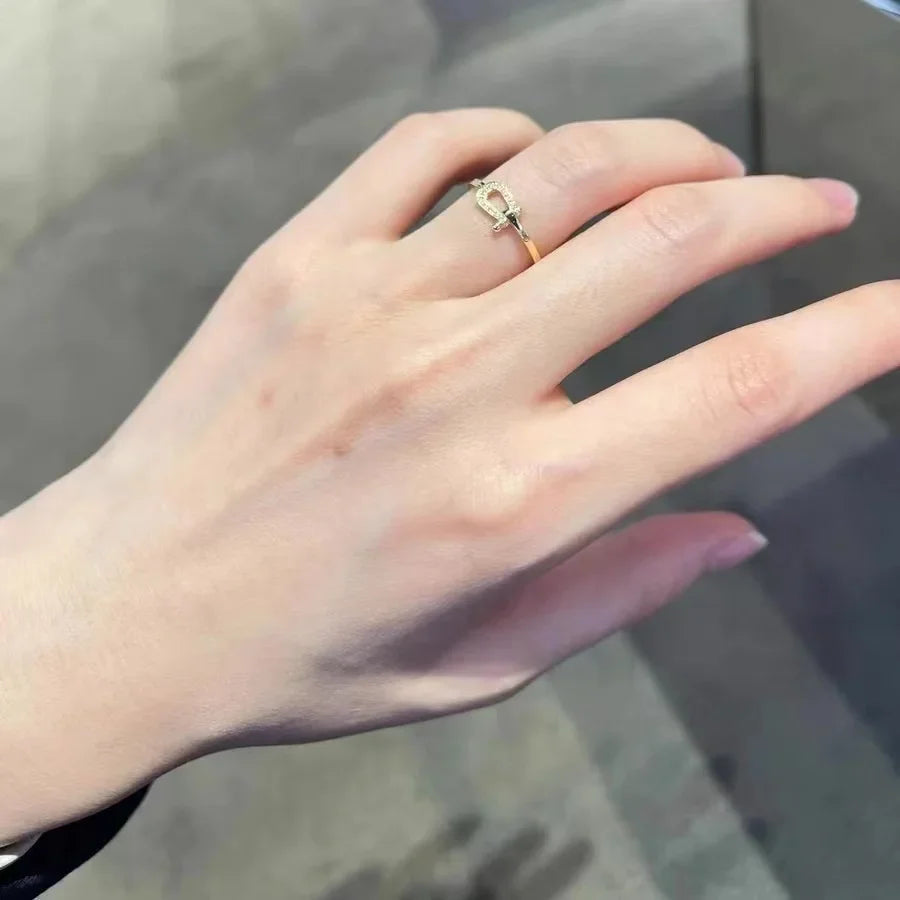 Ring with horseshoe Dream Horse