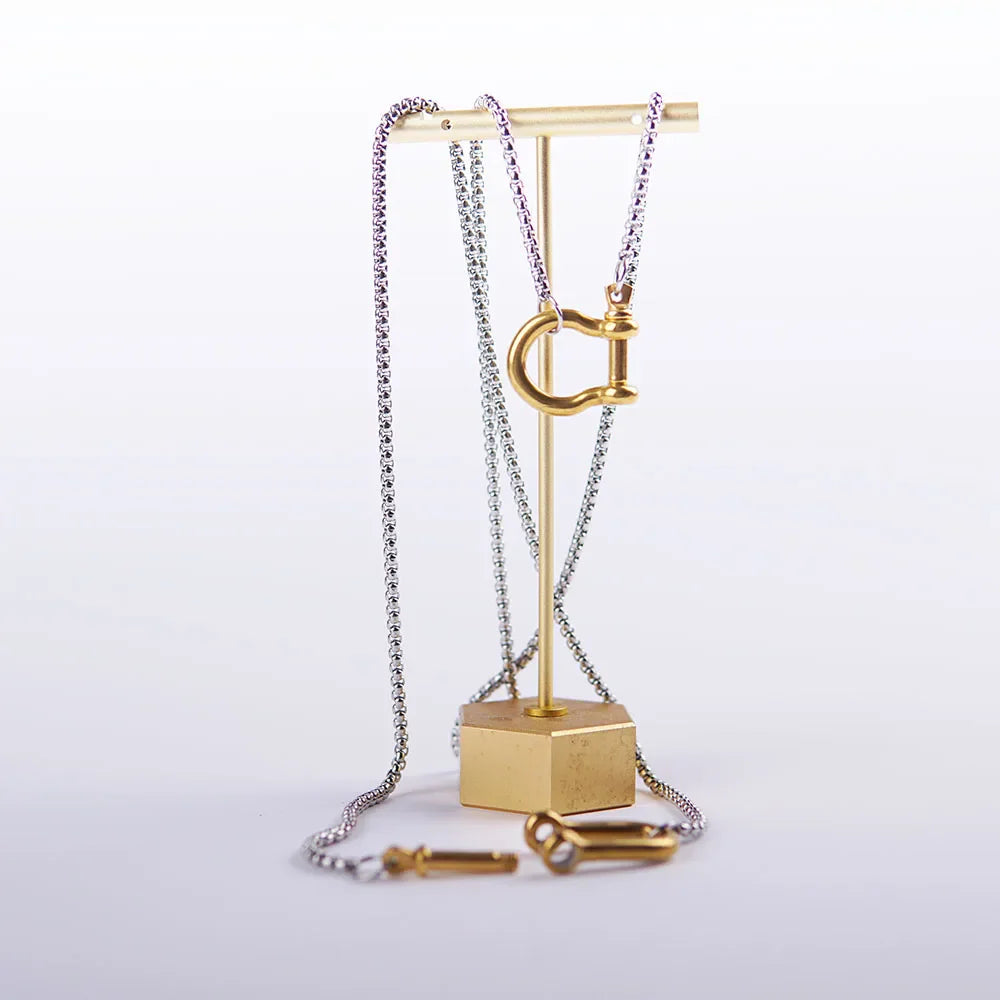 Rose gold horseshoe pendant Dream Horse
