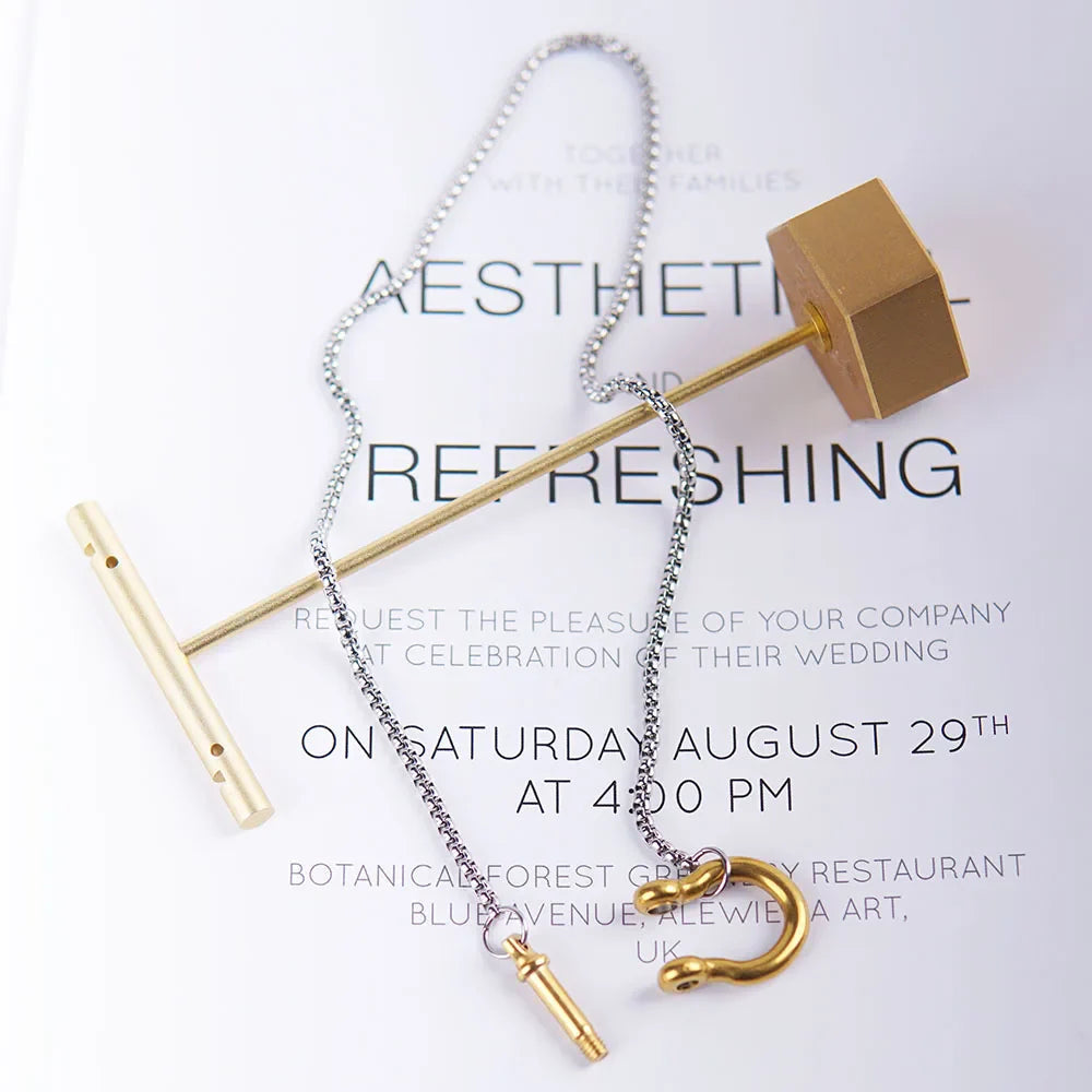 Rose gold horseshoe pendant Dream Horse