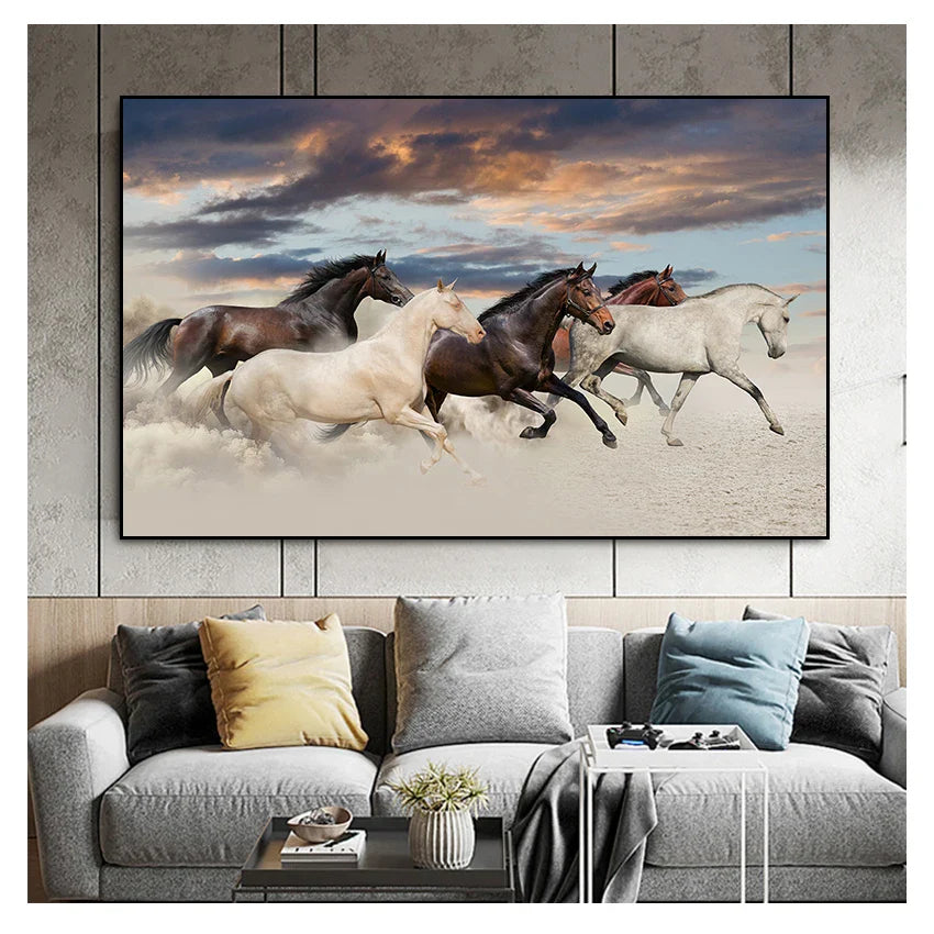 Running horse canvas Dream Horse