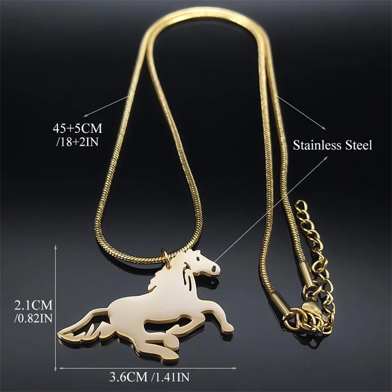 Running horse pendant Dream Horse