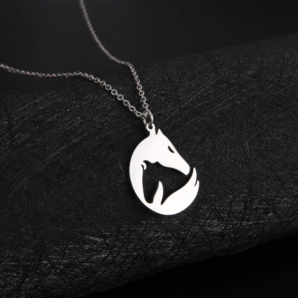 Silver horse head pendant Dream Horse