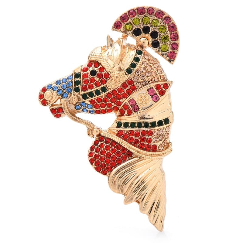 Sparkling horse brooch for women - Dream Horse