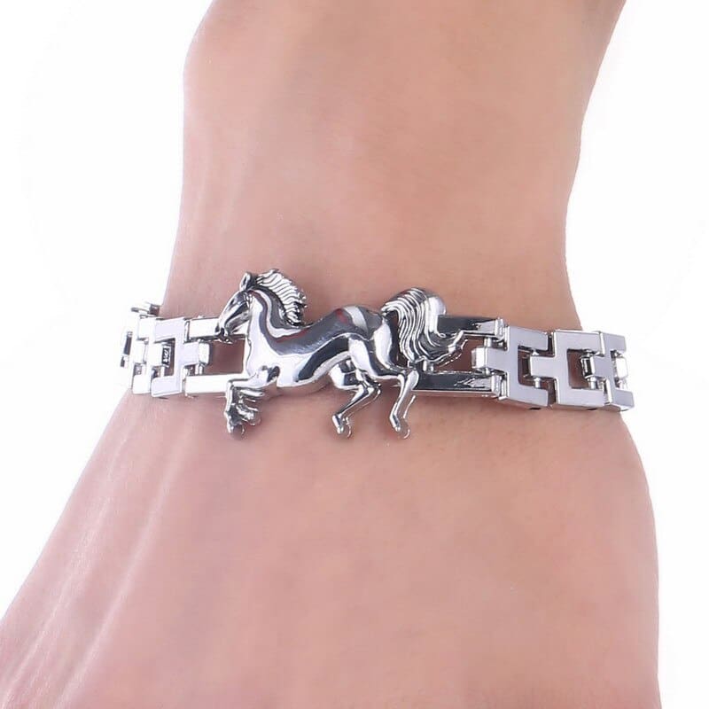 Stainless steel horse bracelet (Girl) - Dream Horse