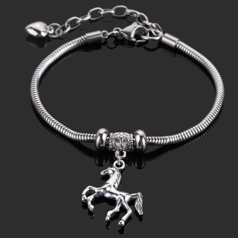 Stainless Steel Horse Bracelet (NZ) - Dream Horse