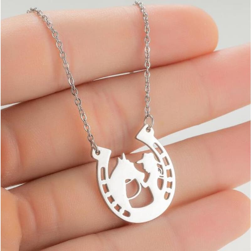 Horseshoe pendant necklace - Dream Horse