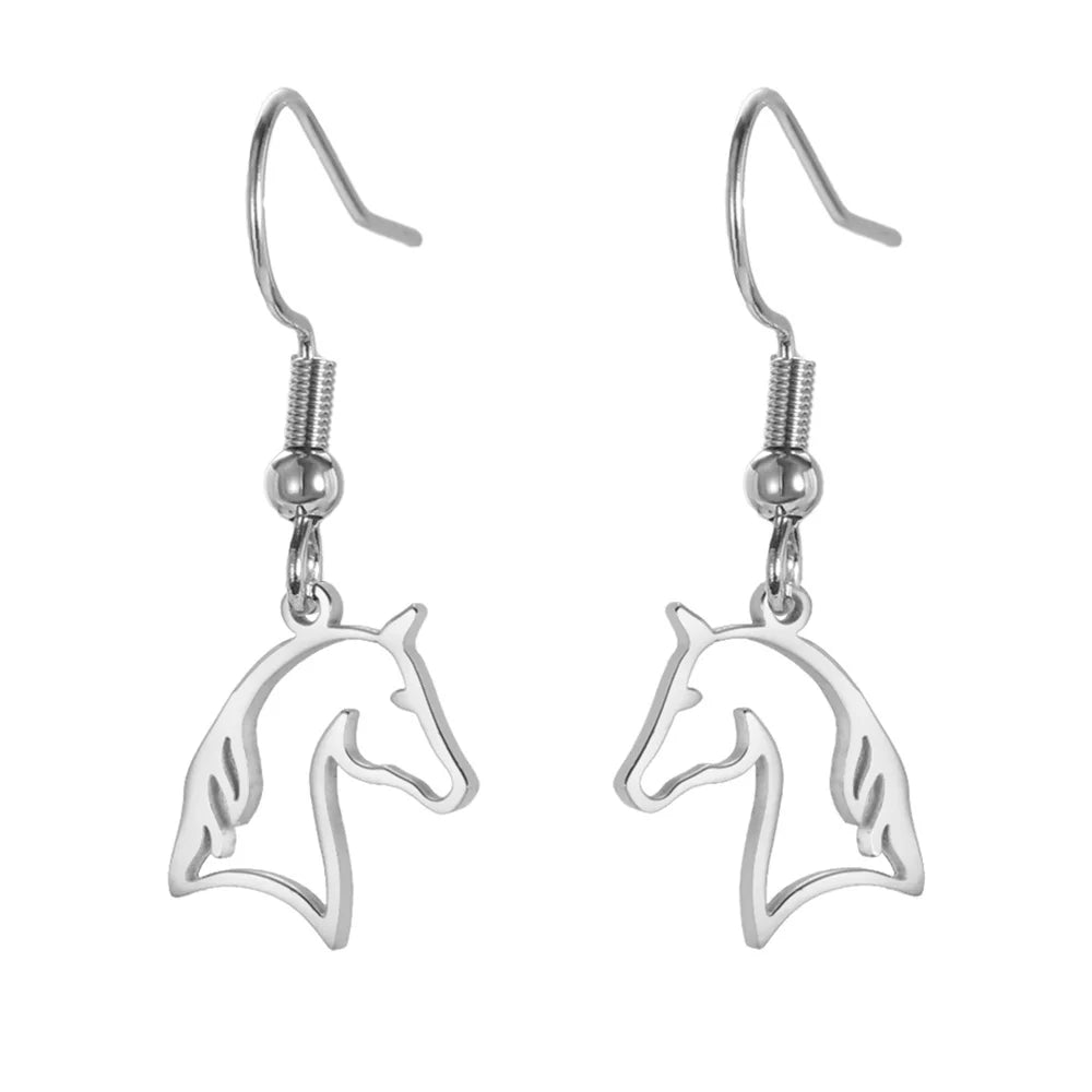 Sterling horse earrings Dream Horse