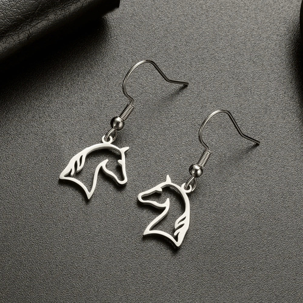 Sterling horse earrings Dream Horse