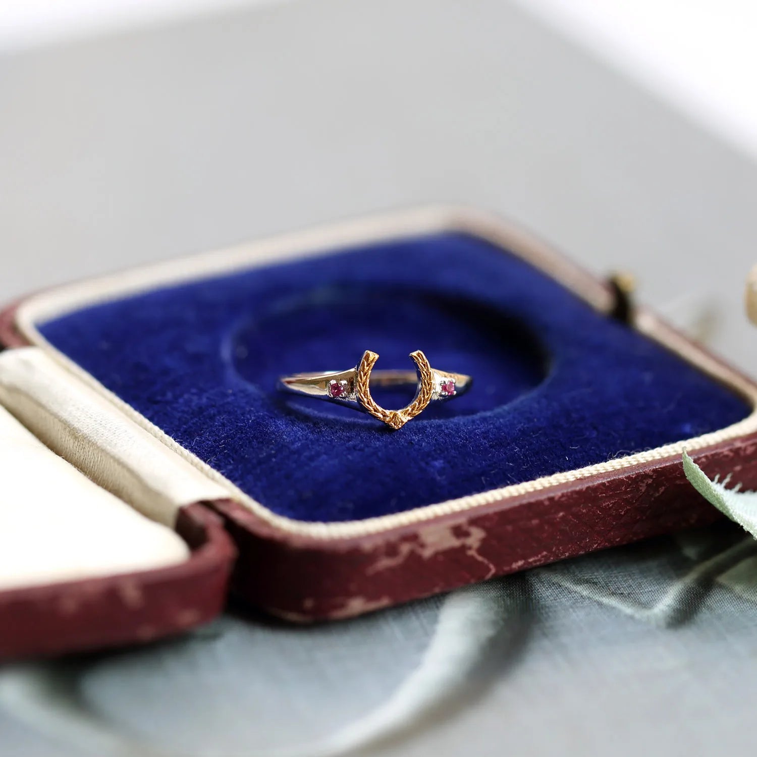 Sterling horseshoe ring Dream Horse