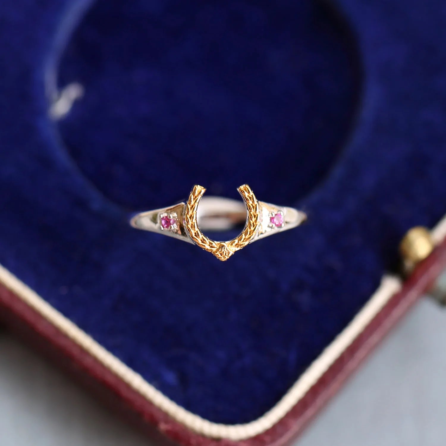 Sterling horseshoe ring Dream Horse