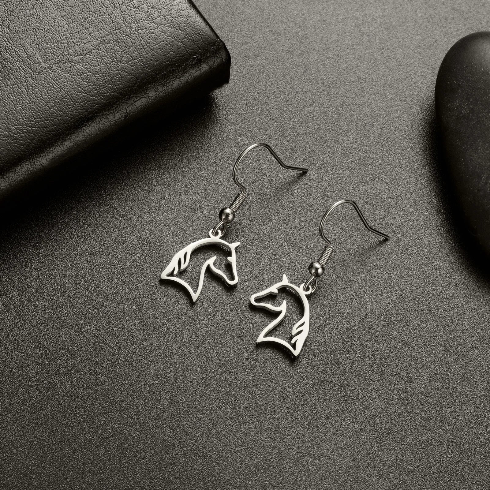 Sterling silver horse head earrings Dream Horse