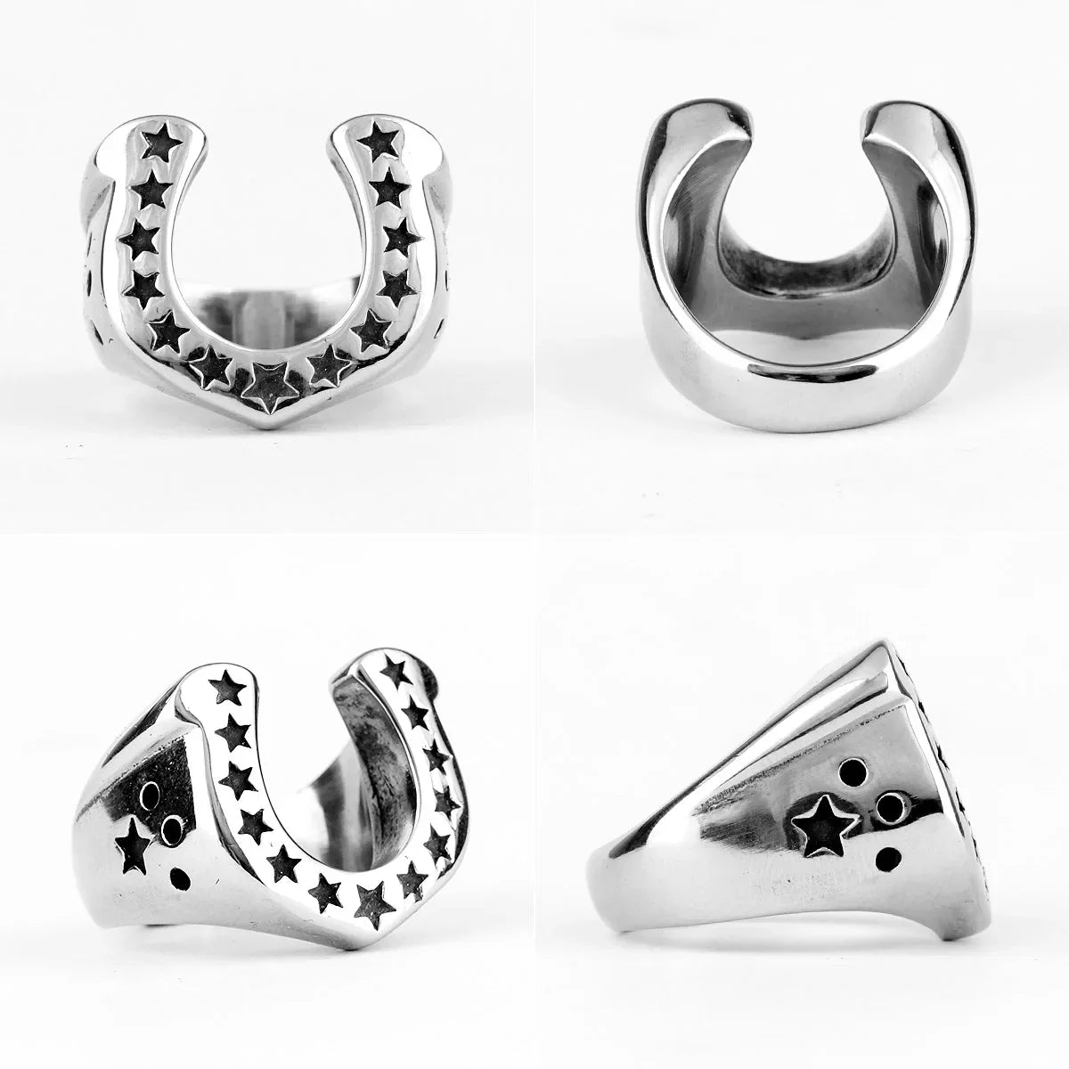 Sterling silver horseshoe ring Dream Horse