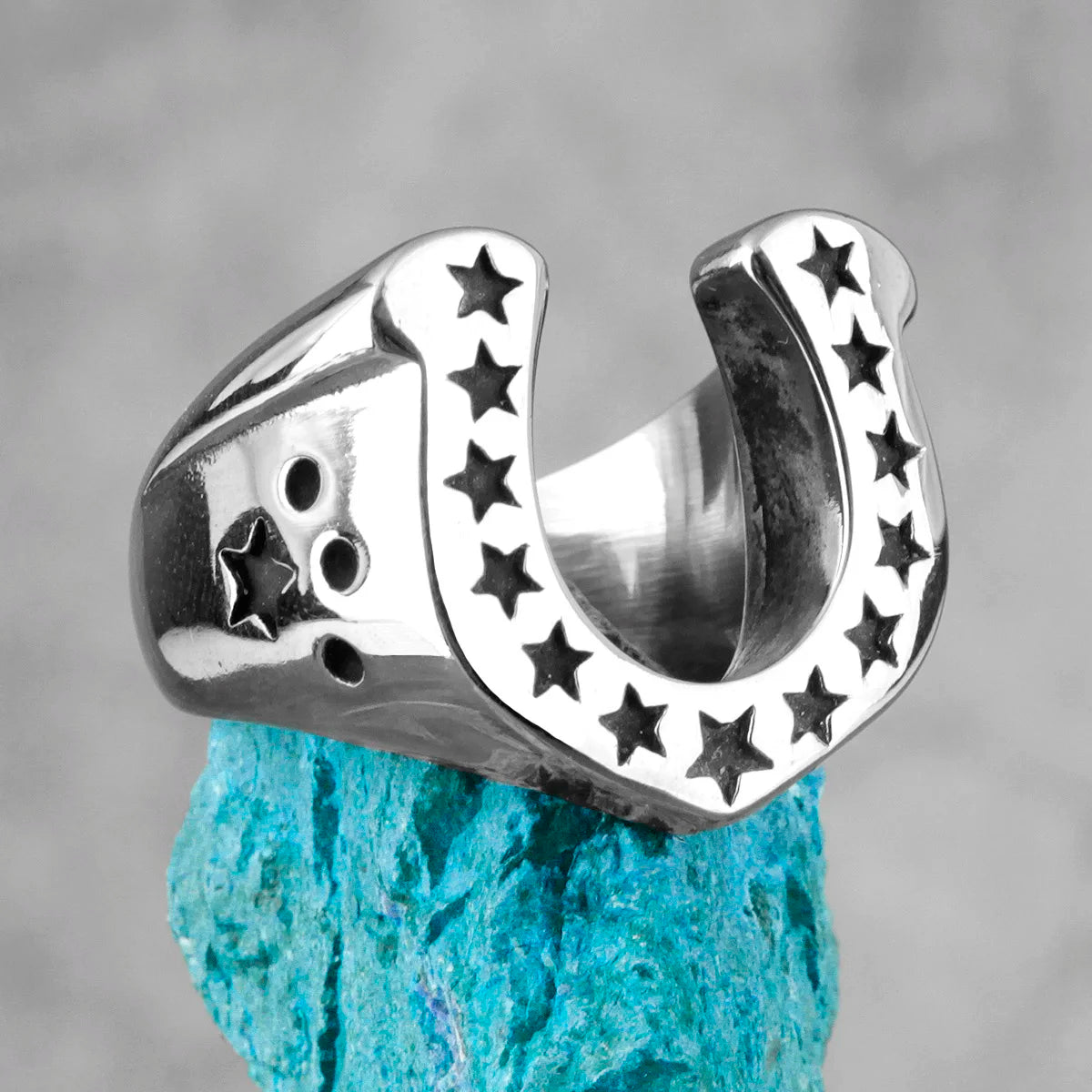 Sterling silver horseshoe ring Dream Horse