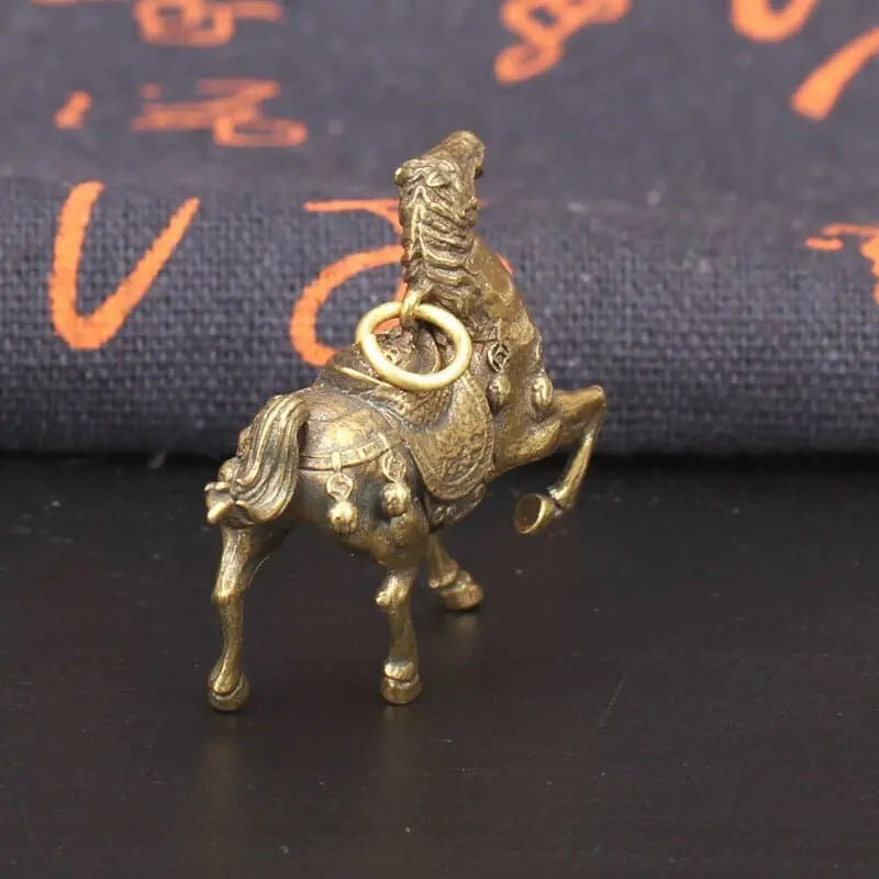 Vintage brass horse figurine - Dream Horse