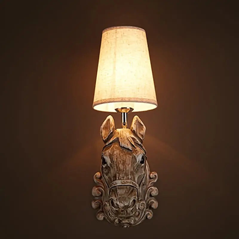 Vintage ceramic horse lamp - Dream Horse