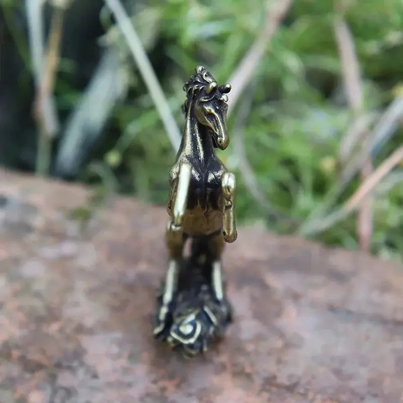 Vintage copper horse statue Dream Horse