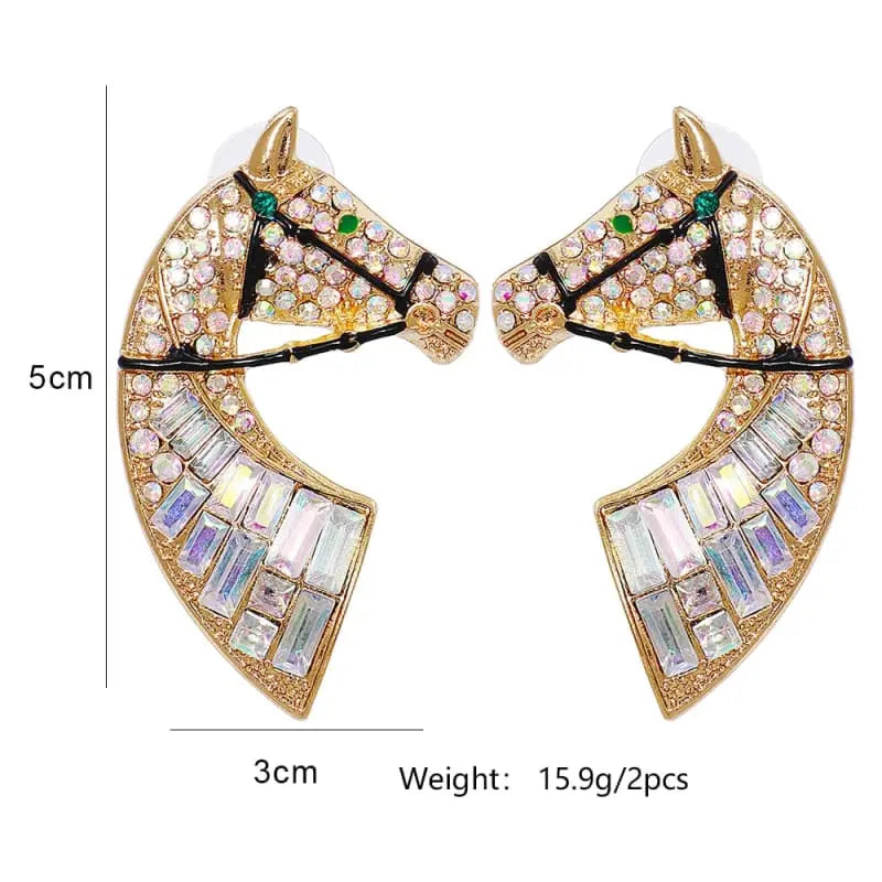 Vintage horse earrings - Dream Horse
