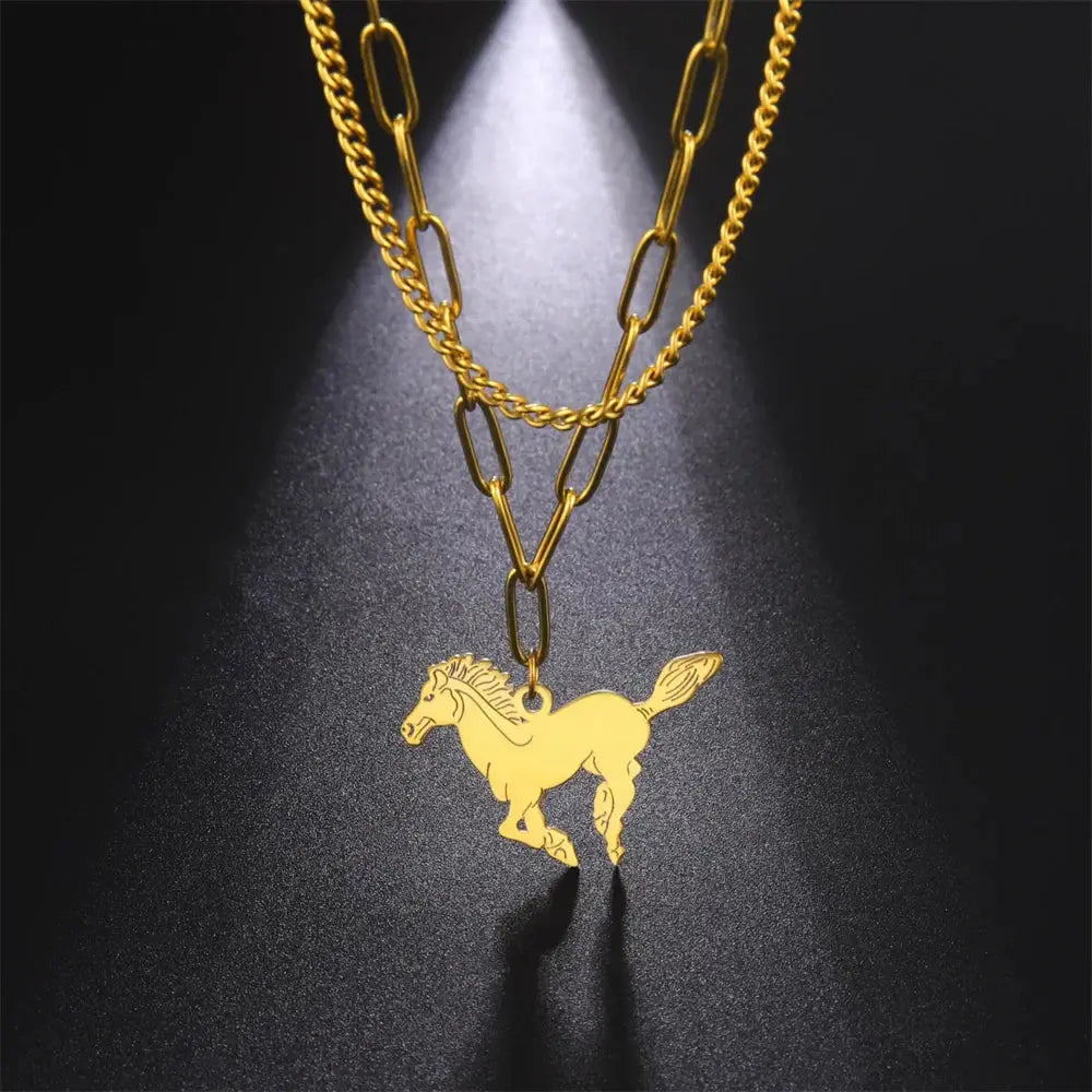 Vintage horse pendant Dream Horse