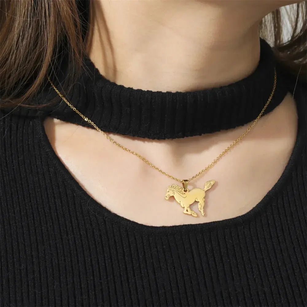 Vintage horse pendant Dream Horse
