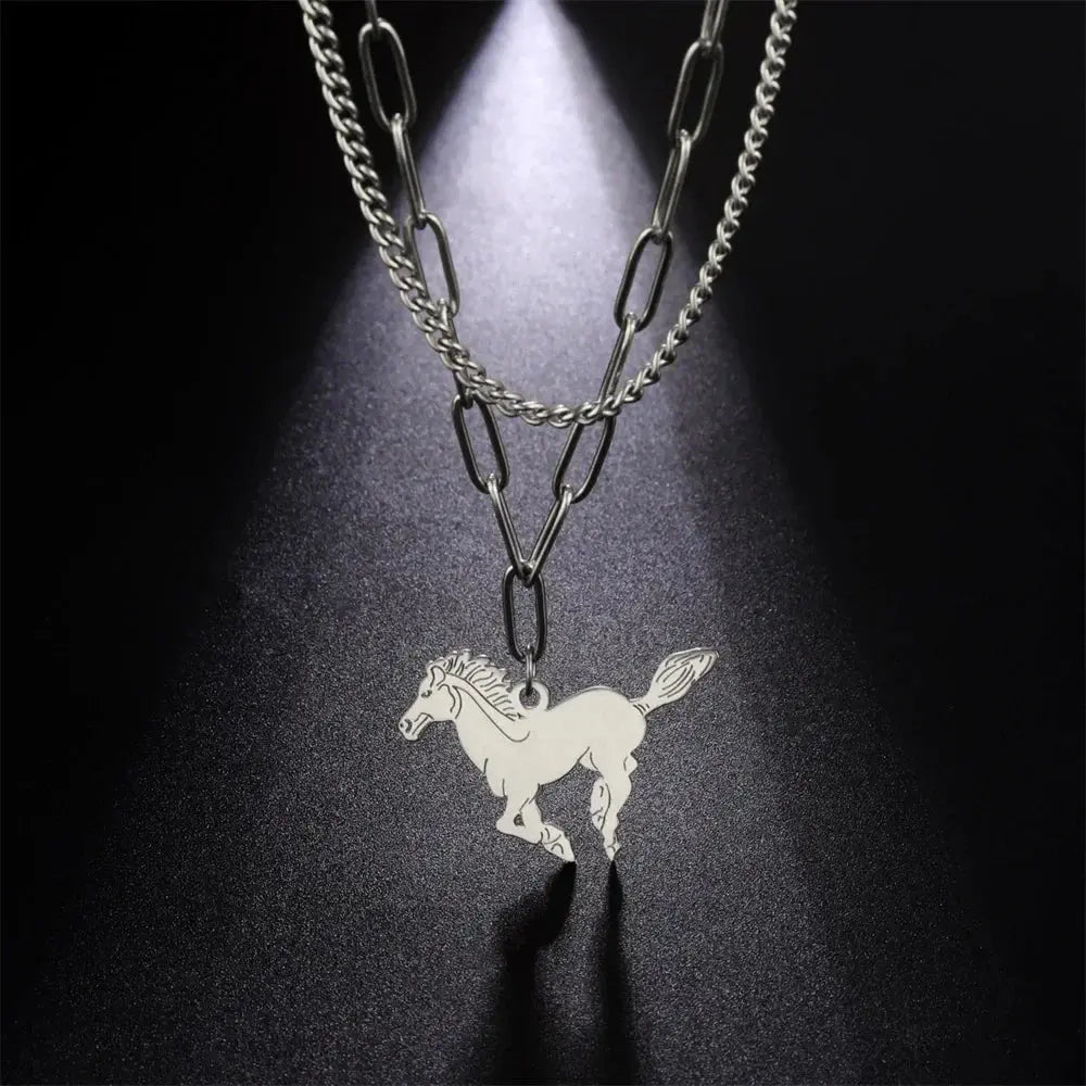 Vintage horse pendant Dream Horse