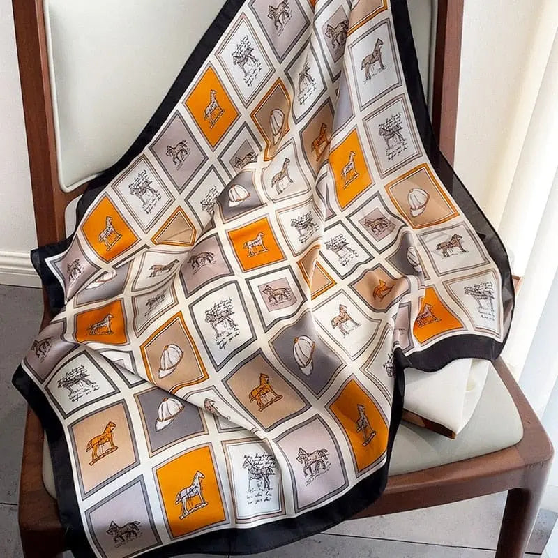 Vintage horse scarf - Dream Horse