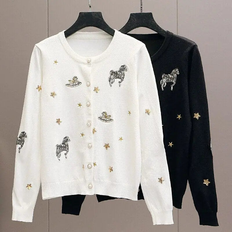Vintage horse sweater - Dream Horse