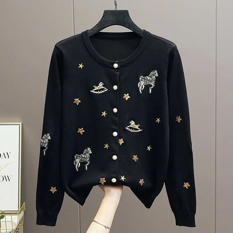 Vintage horse sweater - Dream Horse
