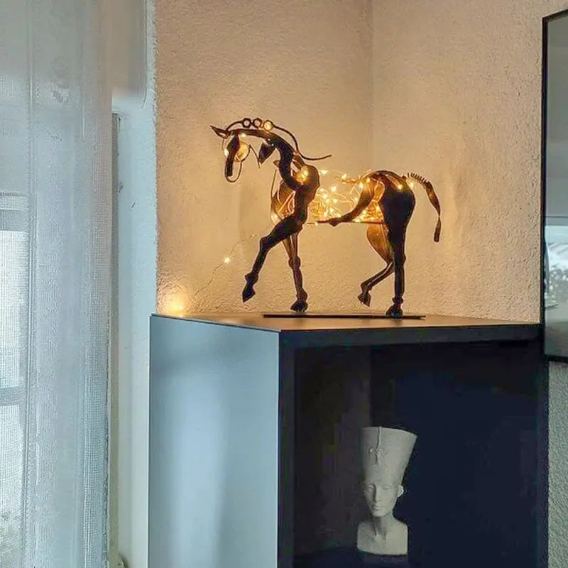 Vintage horse table lamp - Dream Horse