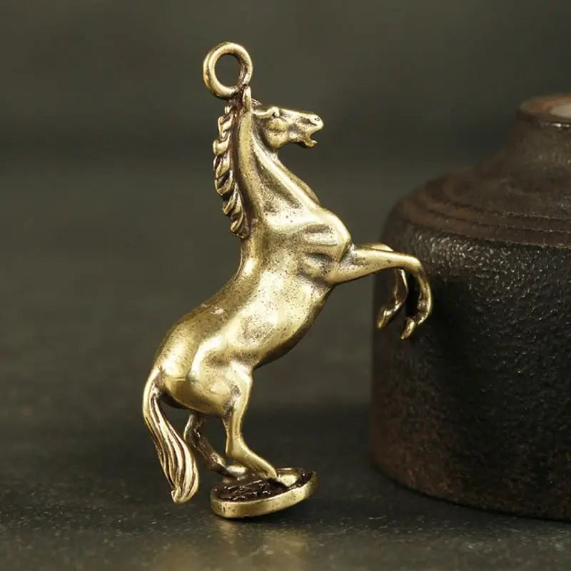Vintage leather horse figurine - Dream Horse